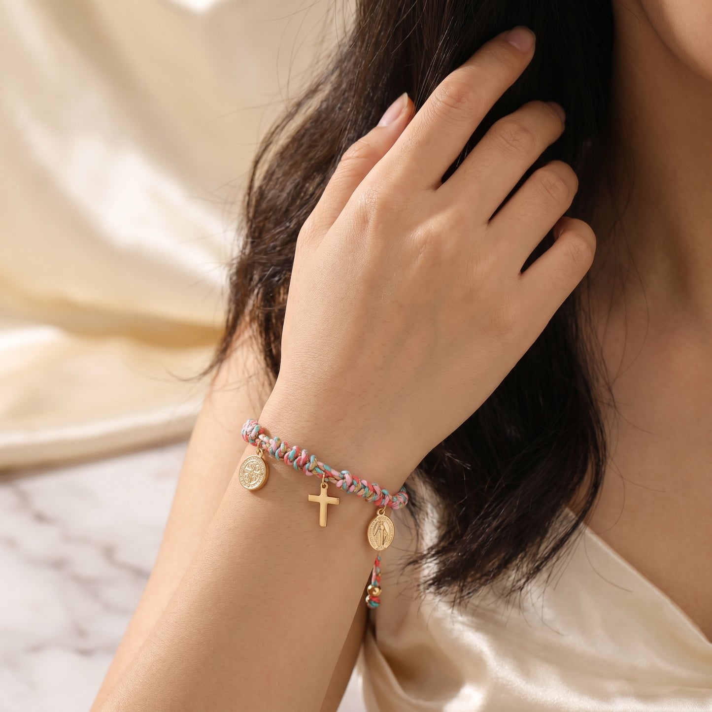 Pulsera Trenza Multicolor