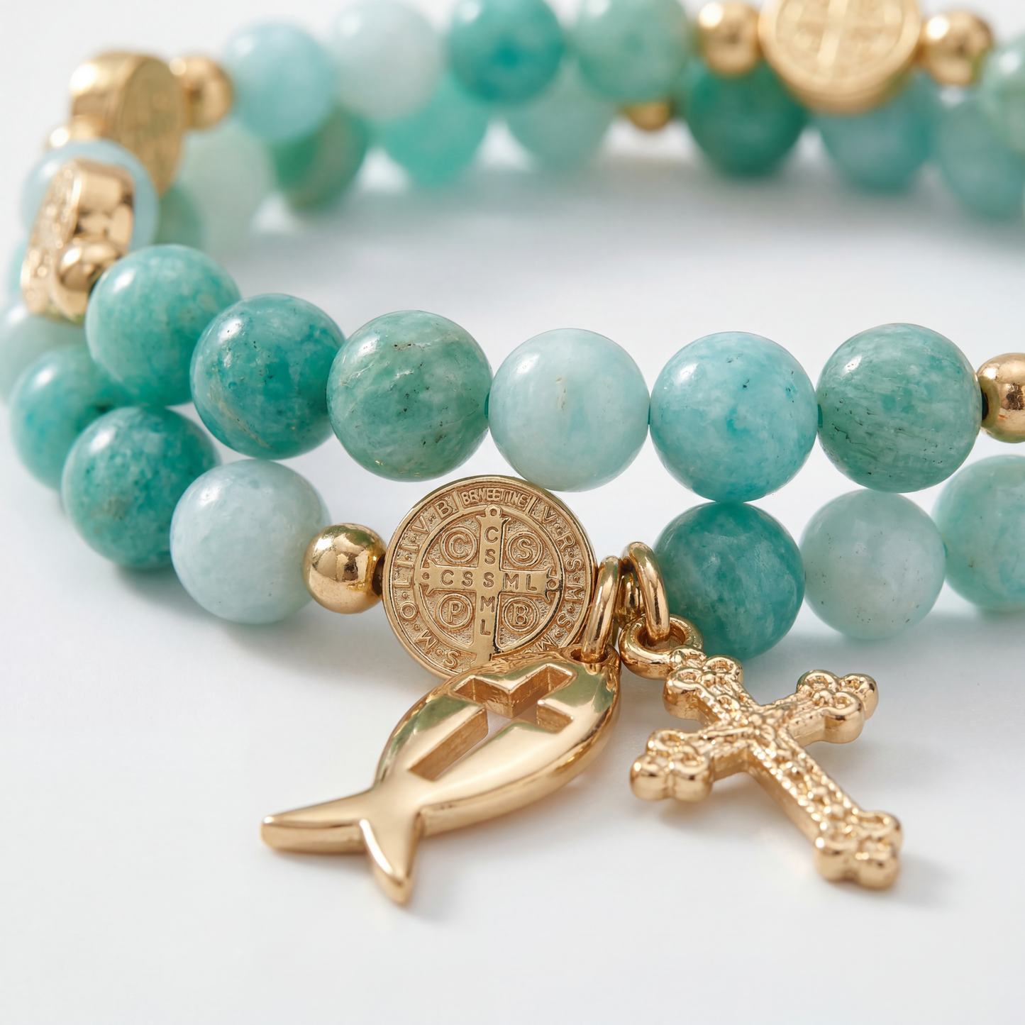 Pulsera Rosario Jade Natural