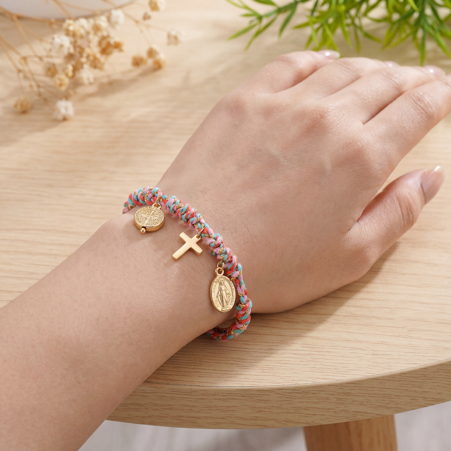 Pulsera Trenza Multicolor